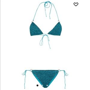 NWT Oséree Lumiere ring microkini set